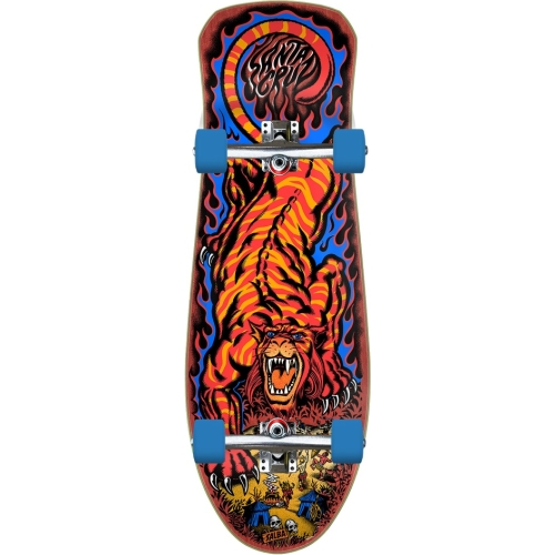 Salba Tiger 10.3in x 31.1in Shaped Cruzer Santa Cruz