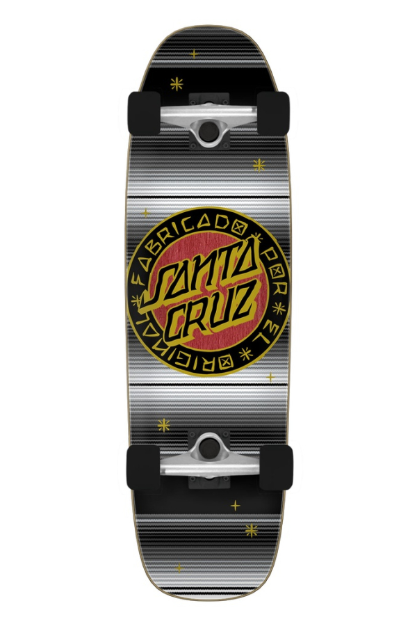 Loco Dot 8.4in x 29.4in Street Cruzer Santa Cruz