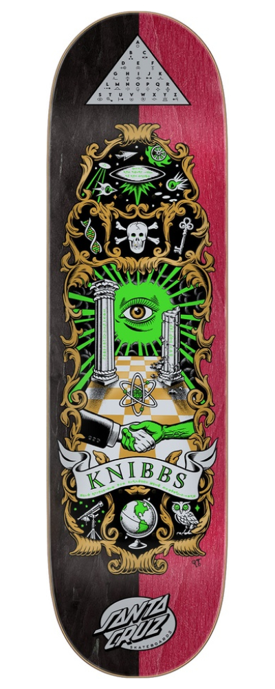 Knibbs Cryptic Pro 8.50in X 31.60in Santa Cruz Decks