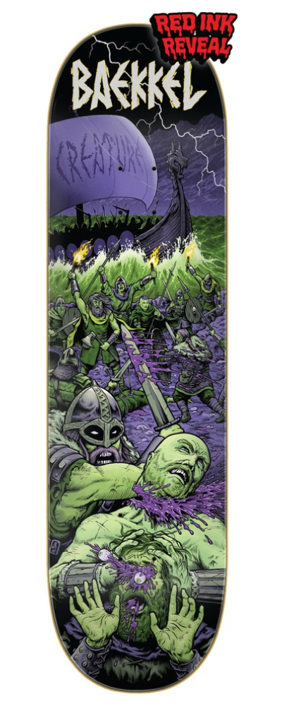 Baekkel Warriors Vx Deck 8.6in X 32.11in Creature Decks