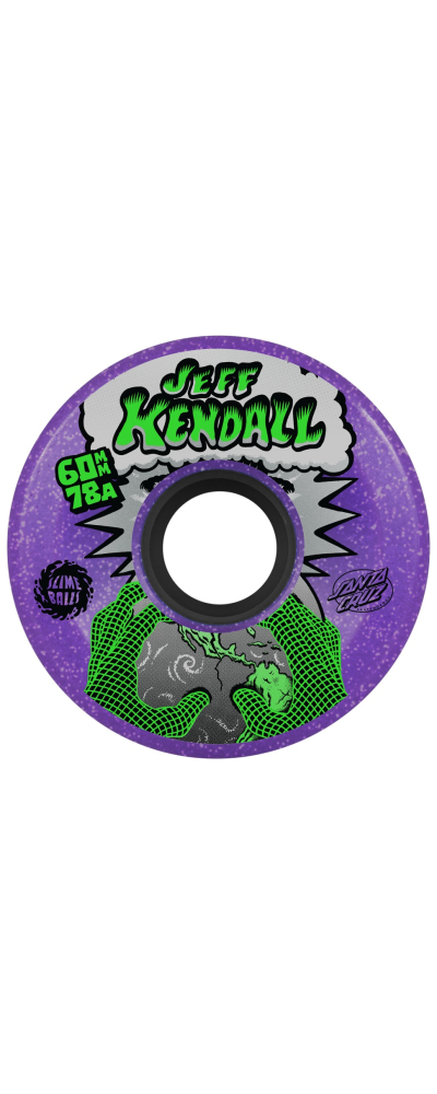 60mm Kendall End Of The World Reissue Og Slime Purple 78a Slime Balls Wheels