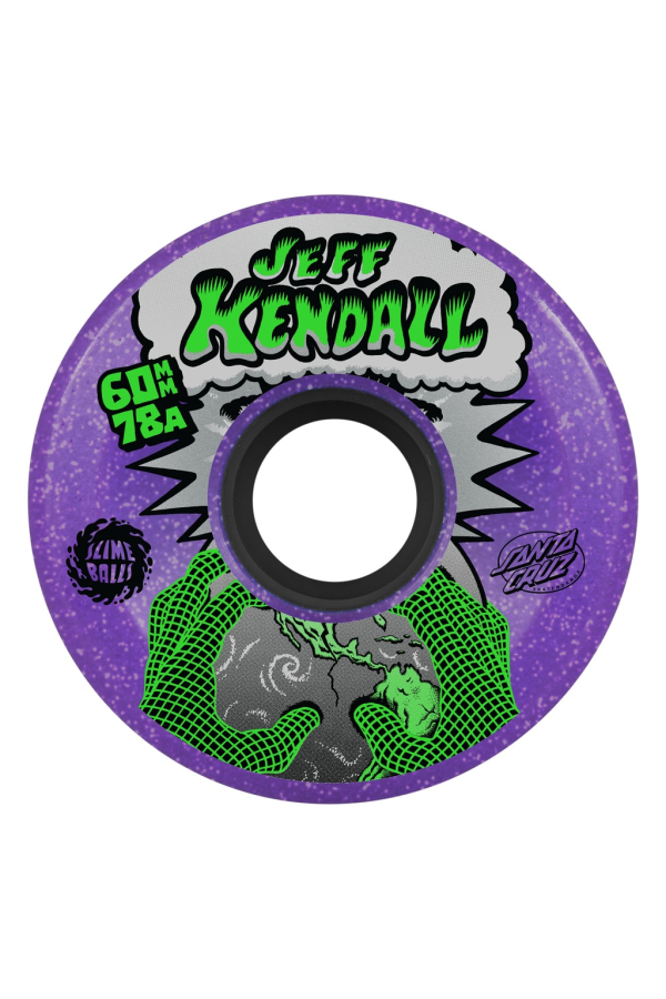 60mm Kendall End Of The World Reissue Og Slime Purple 78a Slime Balls Wheels