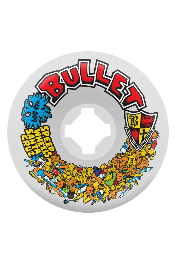 60mm Bullet Riot Vomits White 97a Slime Balls Wheels