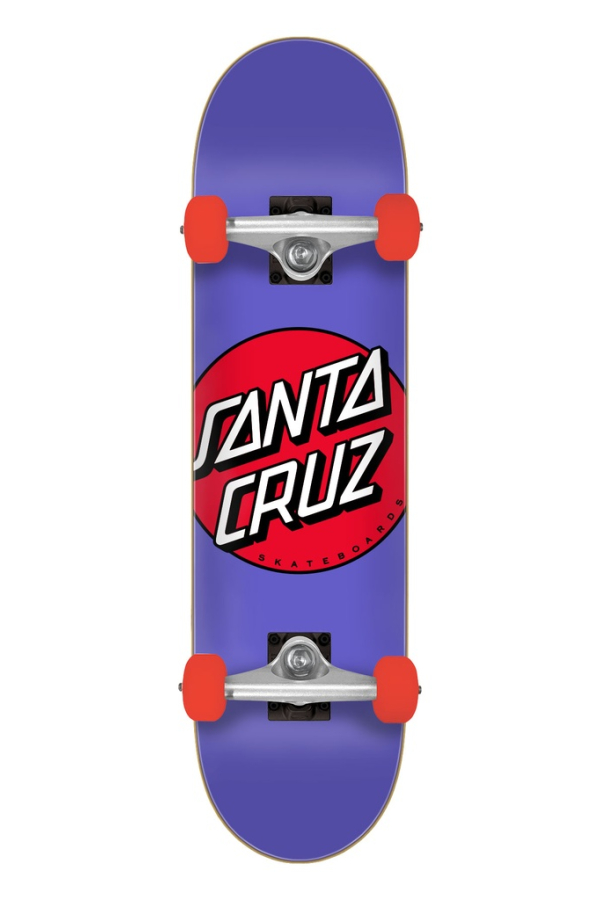 Spotlight Dot Mini 7.75in X 30.00in Santa Cruz Skateboard Complete