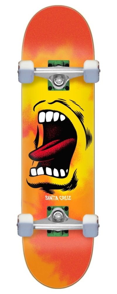 Big Mouth Flame Full 8.00in X 31.25in Santa Cruz Skateboard Complete