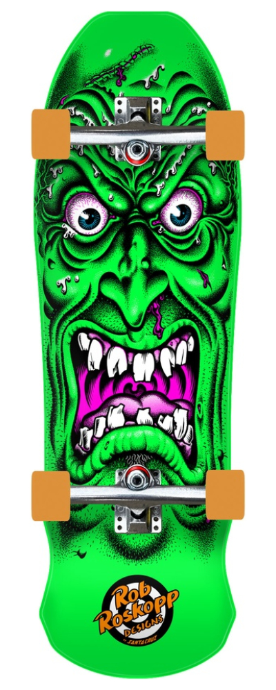 Roskopp Face 9.5in X 31in Shaped Cruzer Santa Cruz
