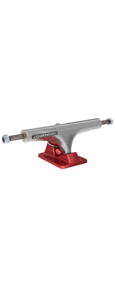 166 Stage 4 Hollow Bar Logo Silver Ano Red Standard Trucks Independent