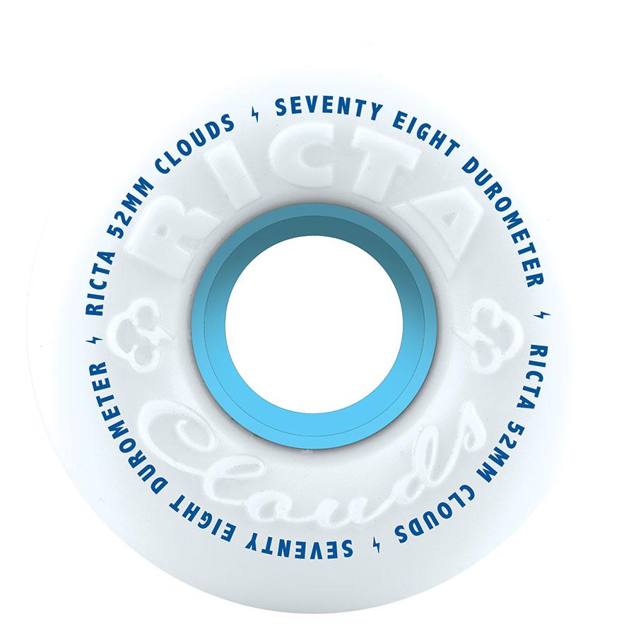 52MM CLOUDS WHEELS WHITE