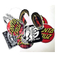STICKERS SANTA ASSORTED (P/K OF 25)