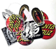 Stickers Santa Assorted (P/K Of 25)