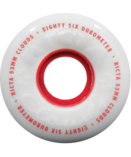 CLOUDS WHEELS RED