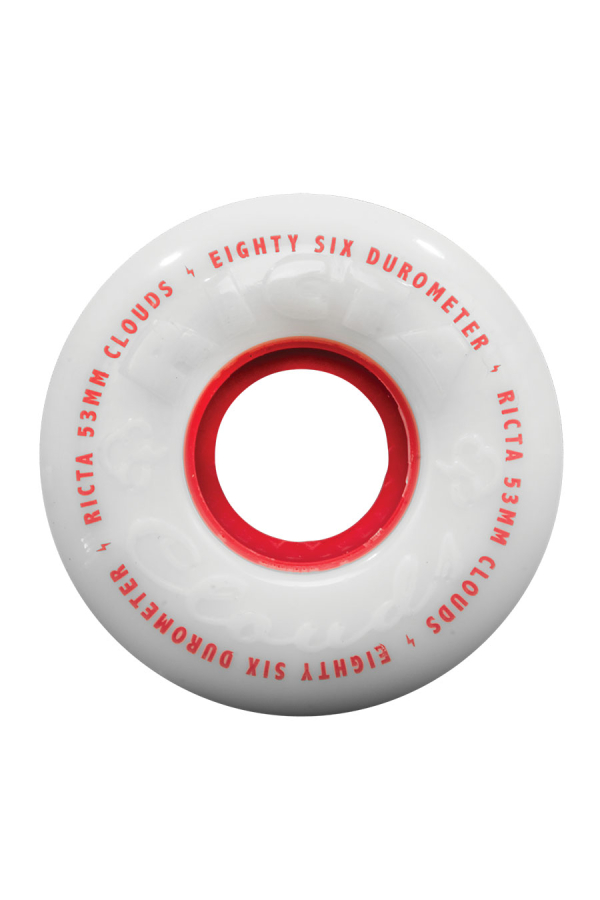 CLOUDS WHEELS RED