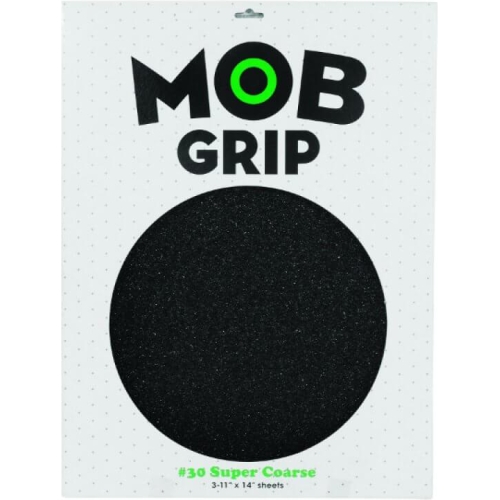 MOB SUPER COARSE LONGBOARD GRIP 11X14 BLACK X 3U. (1 SHEET)