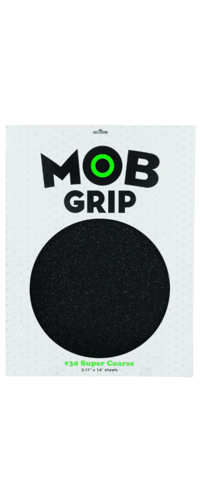 MOB SUPER COARSE LONGBOARD GRIP 11X14 BLACK X 3U. (1 SHEET)
