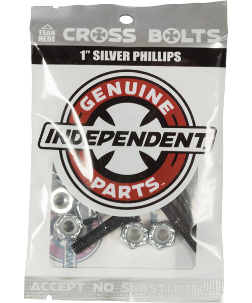 GENUINE PARTS PHILLIPS 1" BLACK/SILVER 1 SET