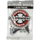 GENUINE PARTS PHILLIPS 1" BLACK/SILVER 1 SET