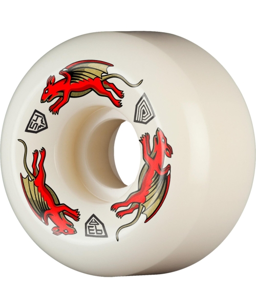 Powell-Peralta™ Dragon Formula Red Nano Rat 54mm x 34mm 93A AV6 Off White