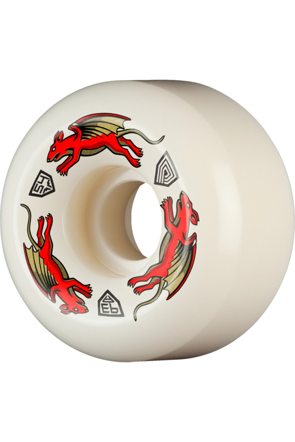 Powell-Peralta™ Dragon Formula Red Nano Rat 54mm x 34mm 93A AV6 Off White