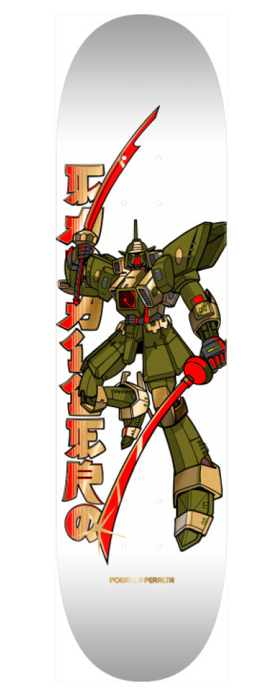 Steve Caballero Gundam 8.25" White/Gold Foil