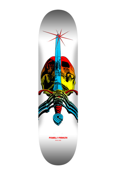 SKULL & SWORD YELLOW FADE MAPLE 243 K20 8.25 X 31.95