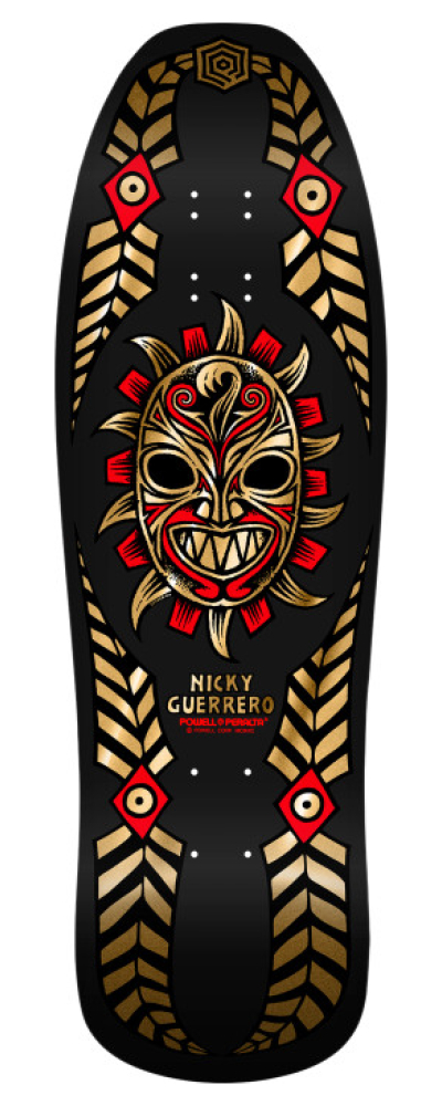 NICKY GUERRERO MASK 279 BLACK / GOLD FOIL 10 X 31,75