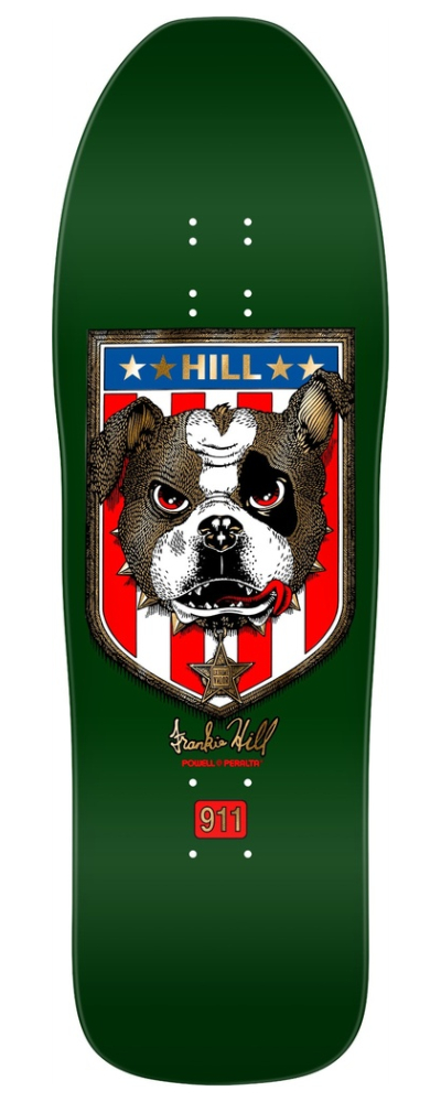 FRANKIE HILL BULL DOG "15" 10.0 167 K15 Green/gold Foil