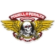STICKER WINGED RIPPER 12" RED
