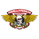STICKER WINGED RIPPER 12" RED