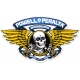 STICKER WINGED RIPPER 12" BLUE