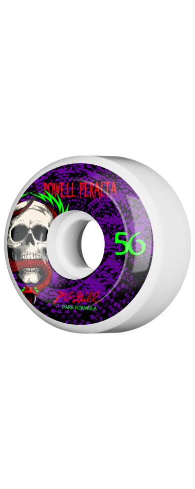 Mc Gill Skull & Snake 56mm 103A White