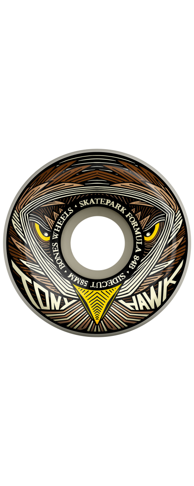 Hawk Night Hawk 58mm Sidecuts Skatepark Formula 84B