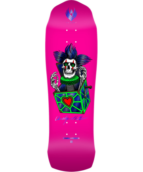 PRO FLIGHT Chris Hiett Skull 9.5" Neon Pink