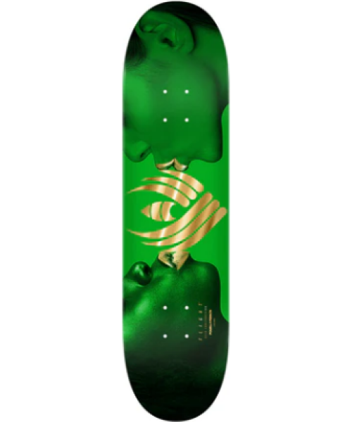 Flight Kiss 8.5" Green/Gold Foil