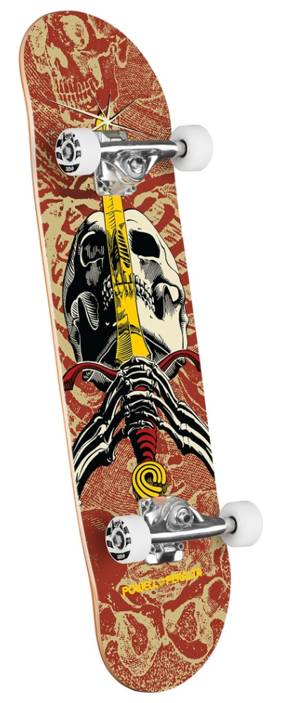 Skull & Sword Khaky/Burgundy 7.5 x 28.65
