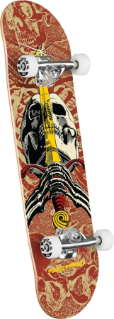 Skull & Sword Khaky/Burgundy 7.5 x 28.65