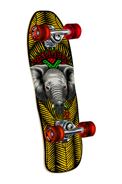 Mike Vallely Baby Elephant Yellow / Black 59mm x 80a Mini Cruiser Wheels