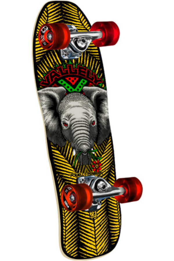 Mike Vallely Baby Elephant Yellow / Black 59mm x 80a Mini Cruiser Wheels