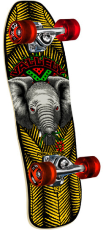 Mike Vallely Baby Elephant Yellow / Black 59mm x 80a Mini Cruiser Wheels