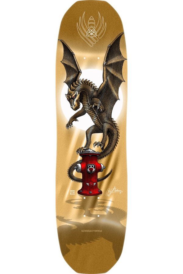 FLIGHT Andy Anderson Hydrant 8.40" Gold Foil