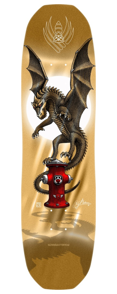 FLIGHT Andy Anderson Hydrant 8.40" Gold Foil
