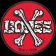 Patch Cross Bones 3.5" Red
