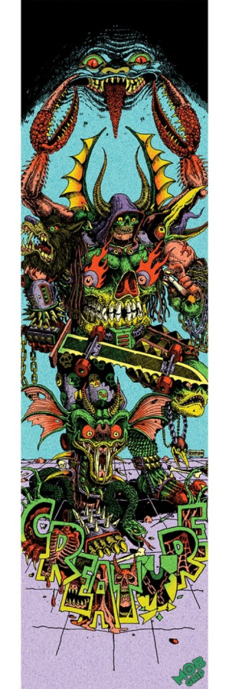 Creature Riot1394 Hallucination Grip Tape 9in x 33in (1 SHEET)