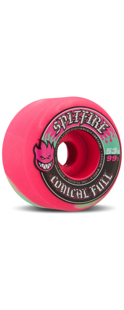 F4 99 CONICAL FULL TEAL PINK SWIRL 53MM
