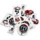 STICKERS BONES&POWELL ASSORTED (P/K OF 25)