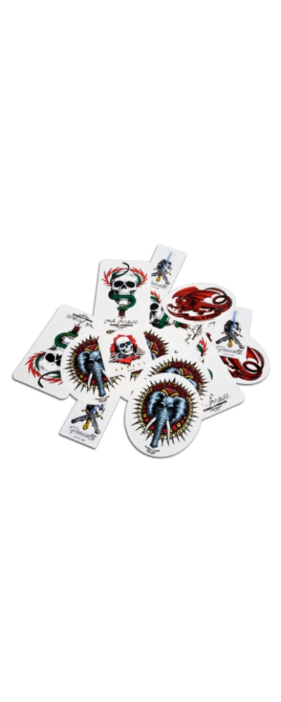 STICKERS BONES&POWELL ASSORTED (P/K OF 25)