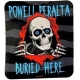 STICKER RIPPER BURIED HERE 20 X 23 CM