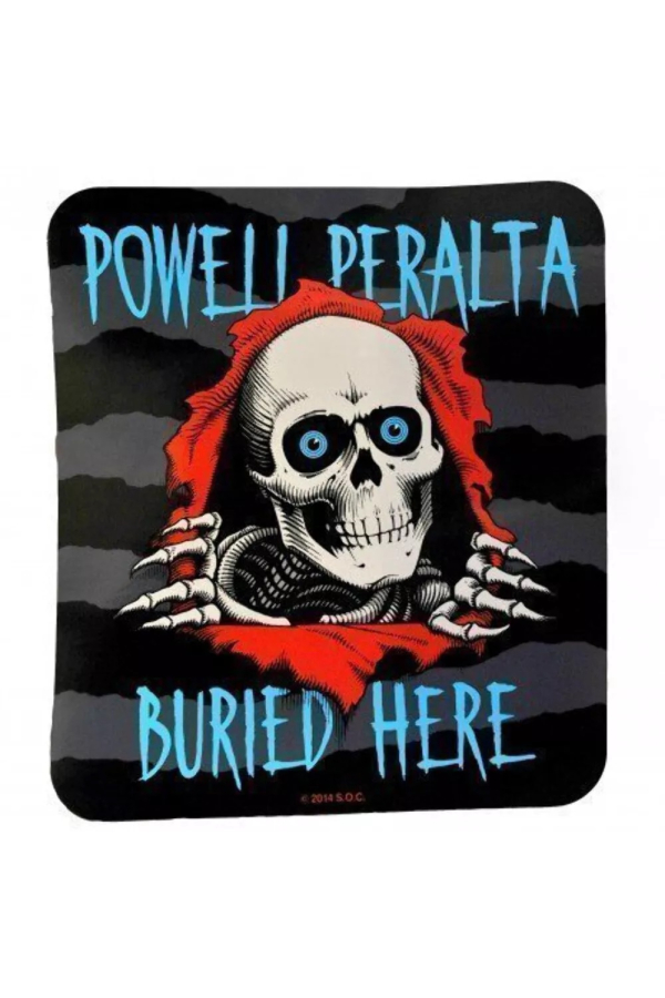 STICKER RIPPER BURIED HERE 20 X 23 CM