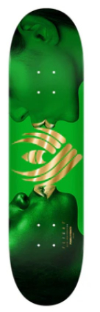 Flight Kiss 8.5" Green/Gold Foil