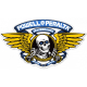 Sticker Winged Ripper 12" Blue