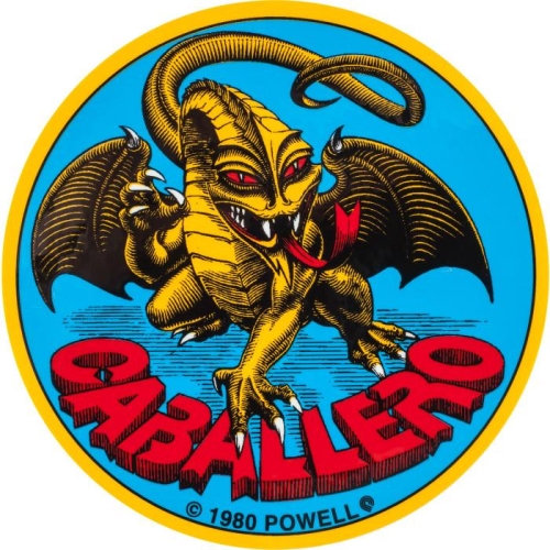 STICKER BB CABALLERO ORIGINAL DRAGON 3.5" x 3.5"